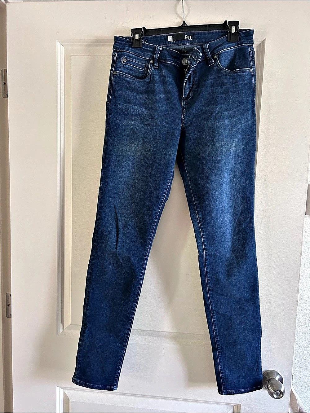 Kut from the Kloth Diana Skinny Jeans Blue Size 8 Like New